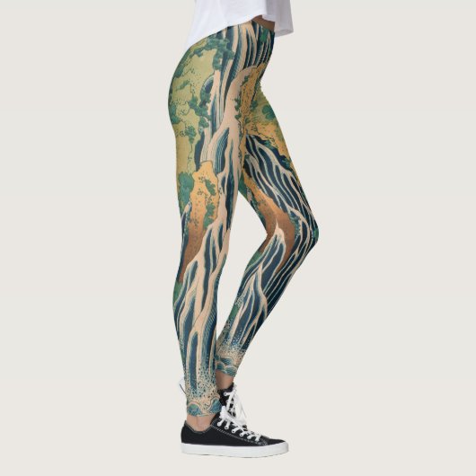 Japanische Kunst-Leggings Leggings (Rechts)