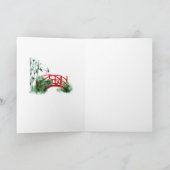 Japanische Kunst mit Soul Dankeskarte (Innenseite)