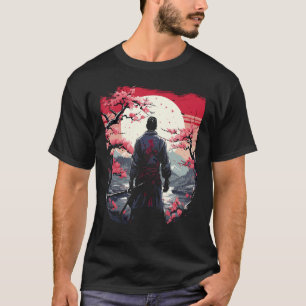 Japanische Kunst Ninja Ukiyo-e Samurai Vintager Ka T-Shirt