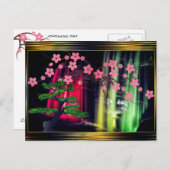 Japanische Kunst Postkarte (Vorne/Hinten)