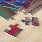 Japanische Kunst - Samurai in Kabuki Show Puzzle (Seite)