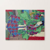 Japanische Kunst - Samurai in Kabuki Show Puzzle (Horizontal)