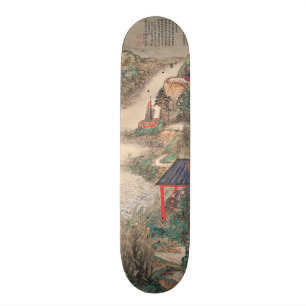 Japanische Kunst-Skateboards Skateboard