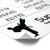 Japanische Kunst-Übersicht Poster (Ecke)