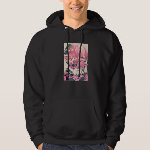 Japanische Kunst Ukiyo-e Harajuku Stil Kirry Bloss Hoodie
