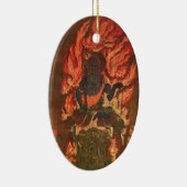 Japanische Kunst-Verzierung Keramik Ornament (Rechts)