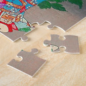 Japanische Kunst - zwei Frauen, die im Puzzle (Seite)