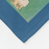Japanische Kunstdecke Fleecedecke (Ecke)