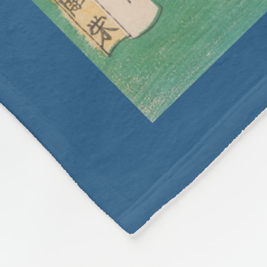 Japanische Kunstdecke Fleecedecke (Ecke)