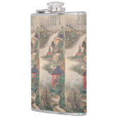 Japanische Kunstflasche Flachmann (Links)