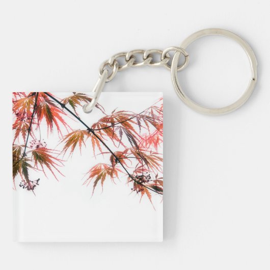 Japanische Kunstfotografie Schlüsselanhänger (Rückseite)