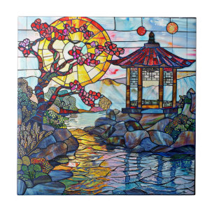 Japanische Kunstgalerie Keramik Fliese