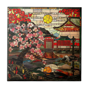 Japanische Kunstgalerie Keramik Fliese