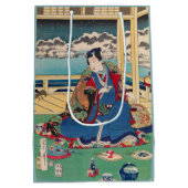 Japanische Kunstgeschenktasche Mittlere Geschenktüte (Rückseite)