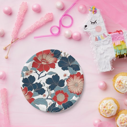 Japanische Kunstgestaltung Pappteller (Party)