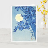 japanische Kunstkarte Karte (Gelbe Blume)