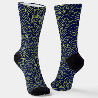 Japanische Kunstmuster Socken