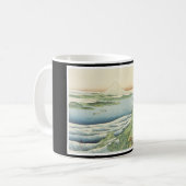 Japanische Kunstschale des Fujisans Kaffeetasse (Vorderseite Links)