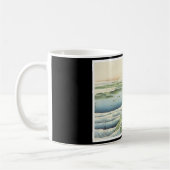 Japanische Kunstschale des Fujisans Kaffeetasse (Links)