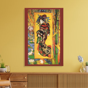 Japanische Kurtisane Oiran von Vincent van Gogh Leinwanddruck