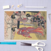 JAPANISCHE LADIEN MIT CHERRY BLOSSOM Tissue Seidenpapier (Handwerk)