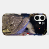 Japanische Lady mit einem Fan von George Henry Case-Mate iPhone Hülle (Rückseite (Horizontal))