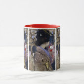 Japanische Lady mit einem Fan von George Henry Tasse (Zentrum)