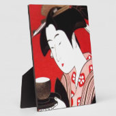 Japanische Lady Tea Bewirtung der Zeremonie Kunstd Fotoplatte (Seite)