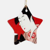 Japanische Lady Tea Bewirtung der Zeremonie Kunstd Keramikornament (Rechts)