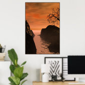 Japanische Landschaft 12-216-1 Poster (Heimbüro)