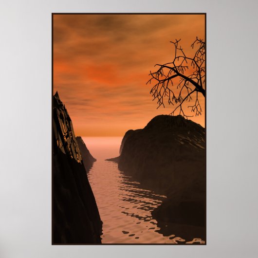 Japanische Landschaft 12-216-1 Poster (Vorne)