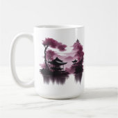  Japanische Landschaft am See -  Kaffeetasse (Links)
