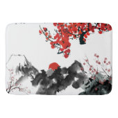 Japanische Landschaft Bath Mat Badematte (Vorderseite)