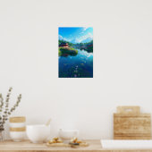 Japanische Landschaft Charm Poster (Küche)