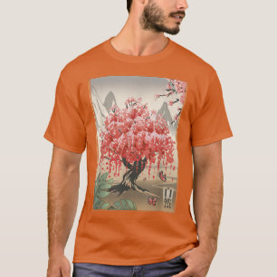 Japanische Landschaft Kunst Vintag Sakura CherryBl T-Shirt