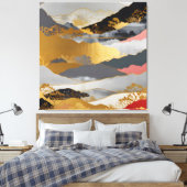 Japanische Landschaft Leinwanddruck (Insitu (Schlafzimmer))