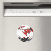 Japanische Landschaft Magnet (In Situ (Geschirrspüler))
