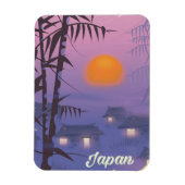 Japanische Landschaft Magnet (Vertikal)