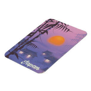 Japanische Landschaft Magnet