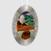 Japanische Landschaft Mineralstoffe Ornament (Vorderseite)