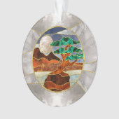 Japanische Landschaft Mineralstoffe Ornament (Vorderseite)