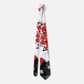 Japanische Landschaft Neck Tie Krawatte (Rückseite)