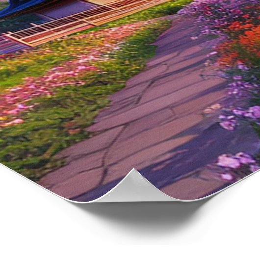 Japanische Landschaft Poster (Ecke)