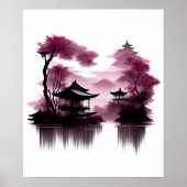 Japanische Landschaft - Poster (Vorne)