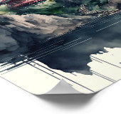 Japanische Landschaft Poster (Ecke)