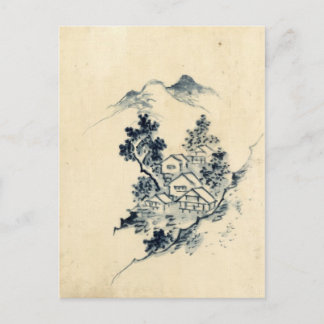 japanische Landschaft Postkarte
