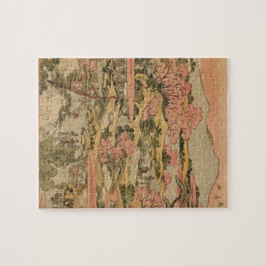 Japanische Landschaft Puzzle (Horizontal)