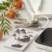  Japanische Landschaft  -  Schlüsselanhänger (Vorderseite rechts)