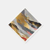 Japanische Landschaft Serviette (Ecke)