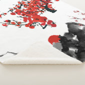 Japanische Landschaft Sherpa Blanket Sherpadecke (3/4)